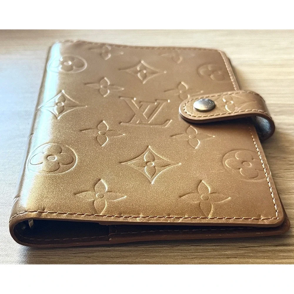 Louis Vuitton Matte Vernis Gold/Champagne Agenda